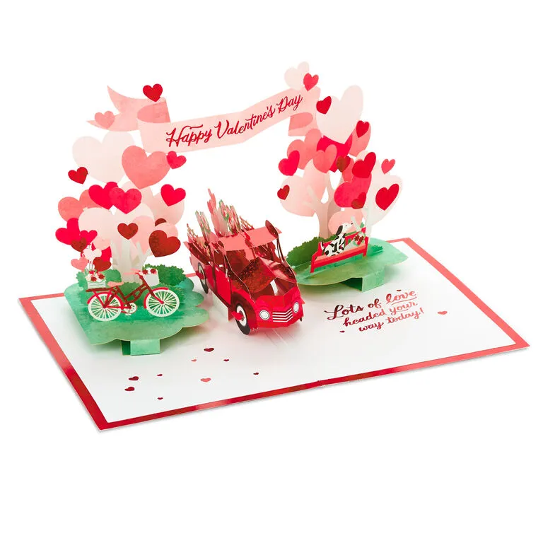 Hallmark Special Delivery 3D Pop-Up Valentine's Day Card - Image 4