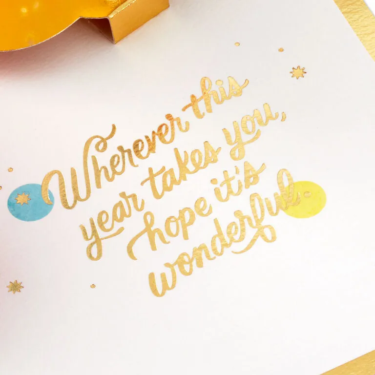 Hallmark Celebrating You Red Truck And Banner 3D Pop-Up Birthday Card - Image 3