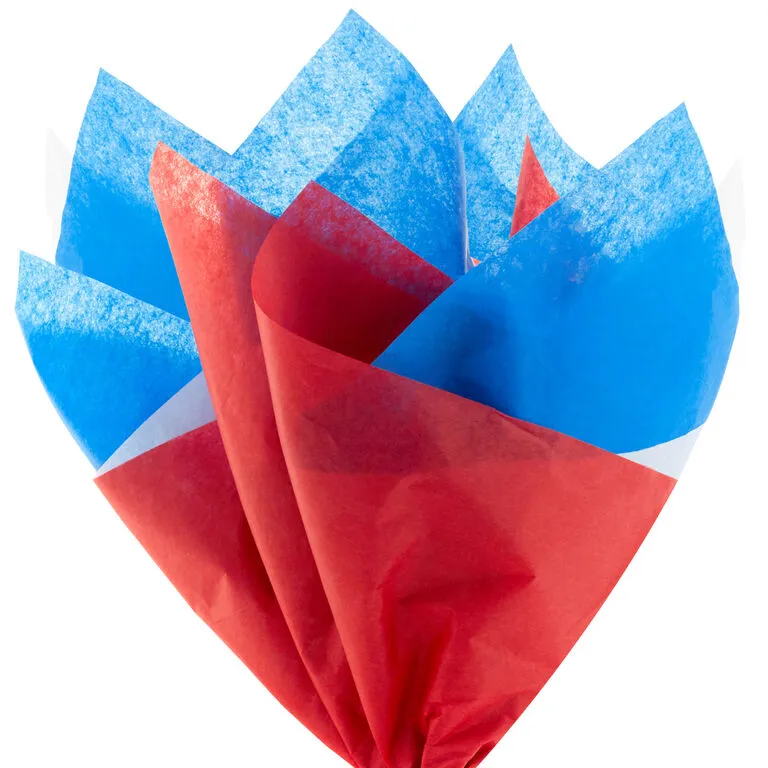 Hallmark Red/White/Blue 3-Pack Bulk Tissue Paper, 120 Sheets - Image 2