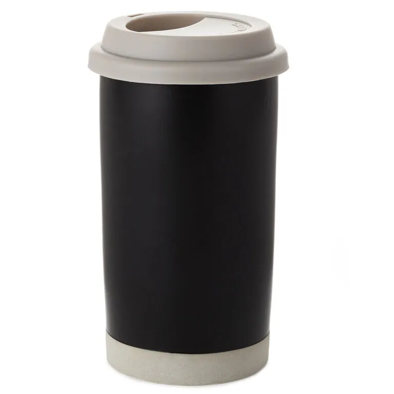 Hallmark Rejoice Repeat Ceramic Travel Mug, 12 Oz. - Image 2