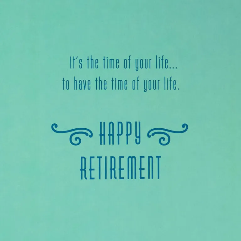 Hallmark 16" Retired And Admired Jumbo Retirement Card With Banner - Image 2