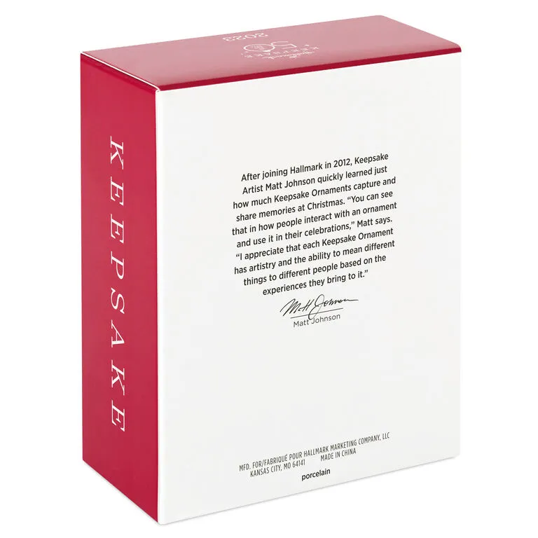 Hallmark 50 Years Of Memories Rocking Horse Special Edition Porcelain Ornament - Image 5