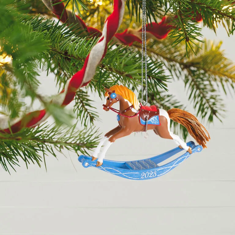 Hallmark Rocking Horse Memories 2023 Ornament - Image 2