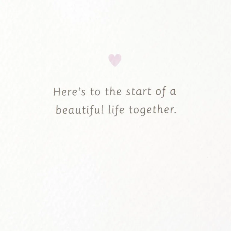 Hallmark Happily Ever After Quilled Paper Handmade Wedding Card - Image 2