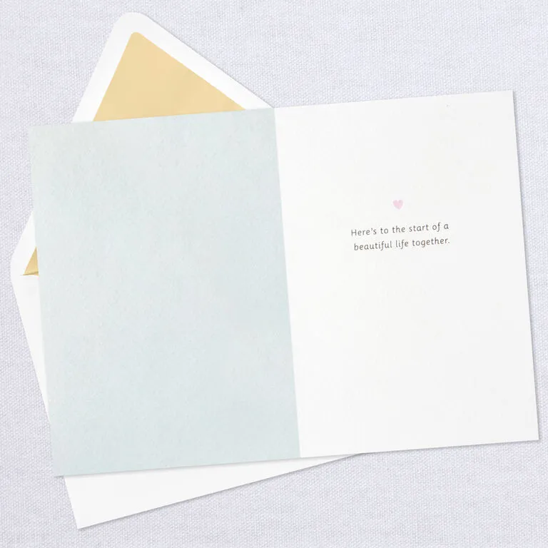 Hallmark Happily Ever After Quilled Paper Handmade Wedding Card - Image 3