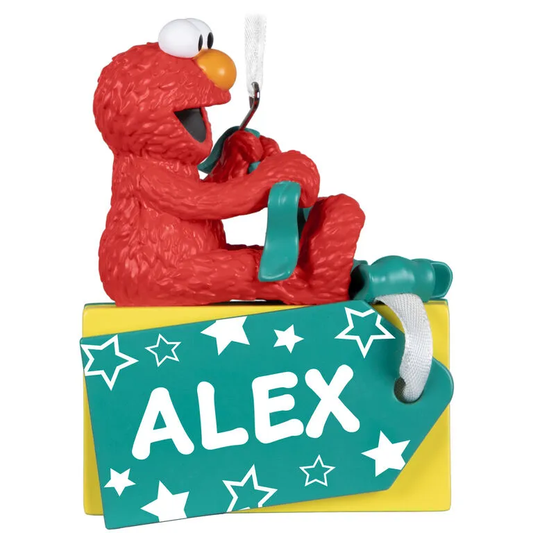 Hallmark Sesame StreetĀ® A Gift From Elmo Personalized Ornament