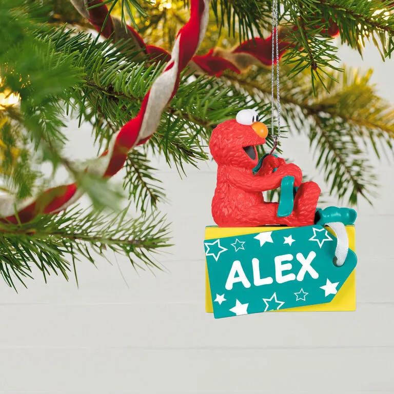 Hallmark Sesame StreetĀ® A Gift From Elmo Personalized Ornament - Image 2