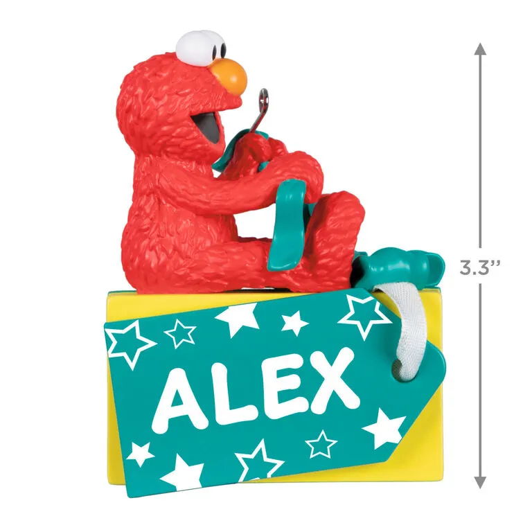 Hallmark Sesame StreetĀ® A Gift From Elmo Personalized Ornament - Image 3