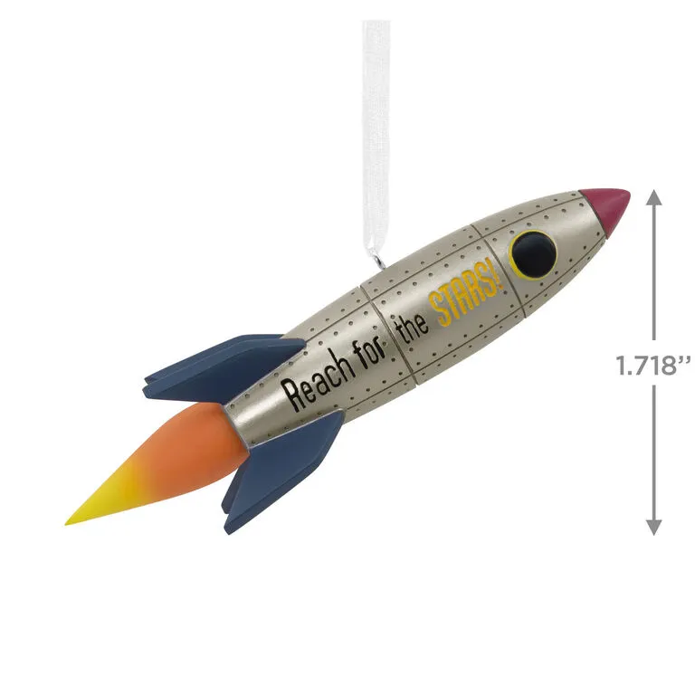 Signature Rocket Ship Hallmark Ornament - Image 3