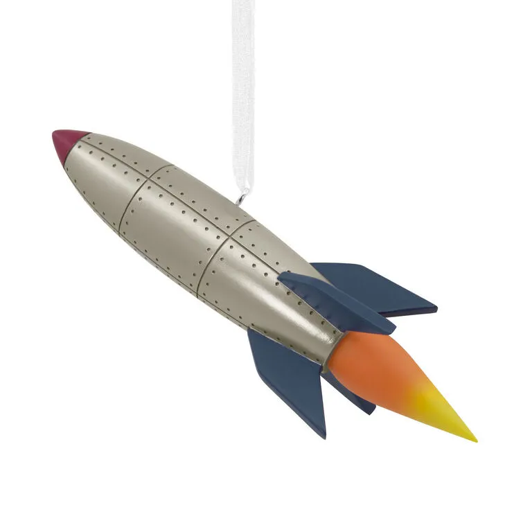 Signature Rocket Ship Hallmark Ornament - Image 4