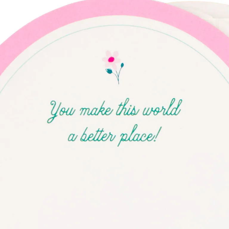 Hallmark PeanutsĀ® Snoopy Snow Globe 3D Pop-Up Mother's Day Card With Motion - Image 2