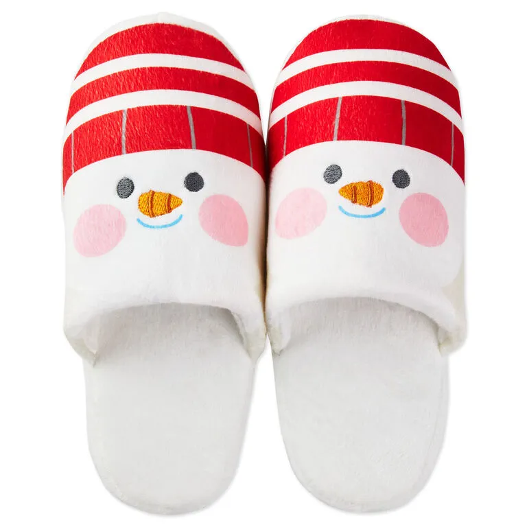 Hallmark Snowman Musical Slippers, Small/Medium