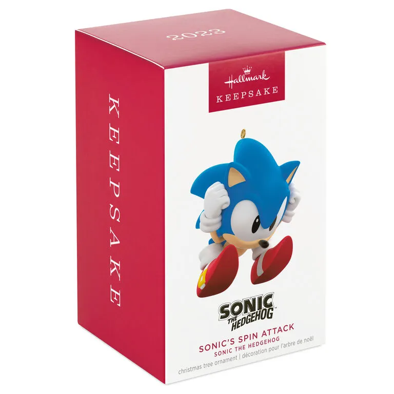 Hallmark Sonic The Hedgehog Sonic's Spin Attack Ornament - Image 4