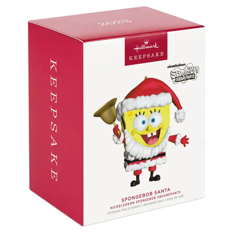 Hallmark Nickelodeon SpongeBob SquarePants Santa Ornament - Image 4