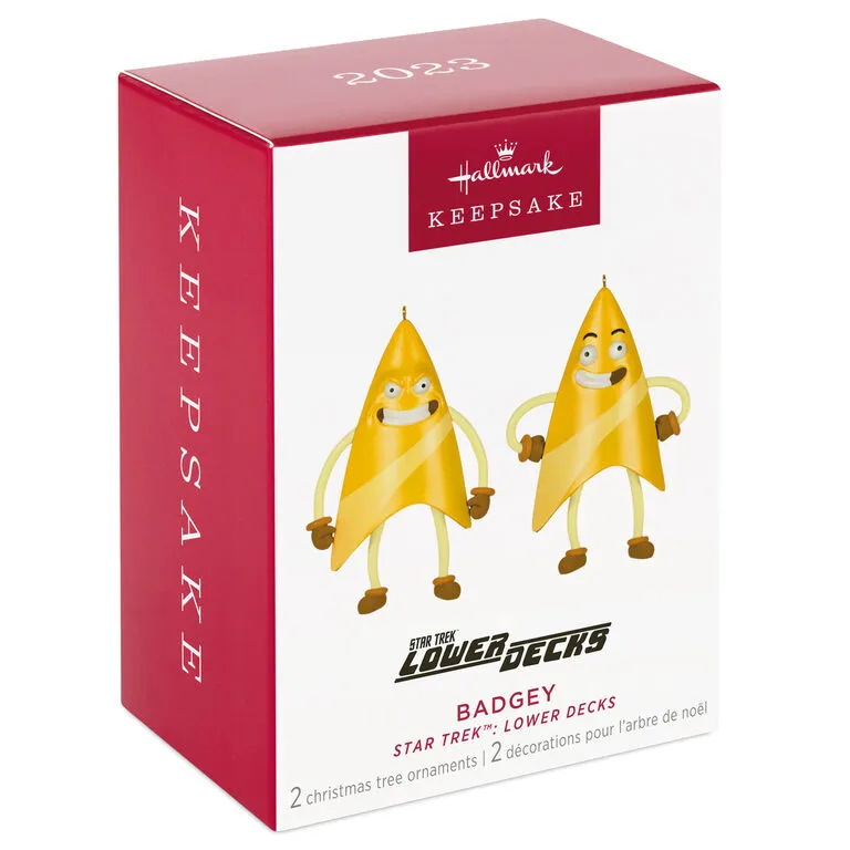 Hallmark Star Trek™: Lower Decks Badgey Ornaments, Set Of 2 - Image 4