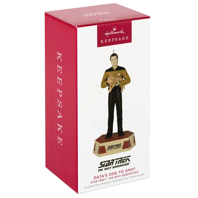 Hallmark Star Trekā¢: The Next Generation Data's Ode To Spot Ornament With Sound - Image 4