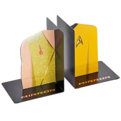 Hallmark Star Trek⢠Mirror, Mirror Captain Kirk Bookends, Set Of 2