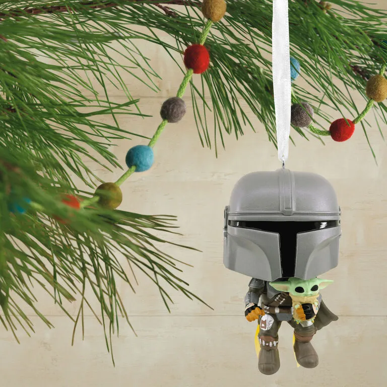 Star Wars The Mandalorian™ With Grogu™ Funko POP!® Hallmark Ornament - Image 2