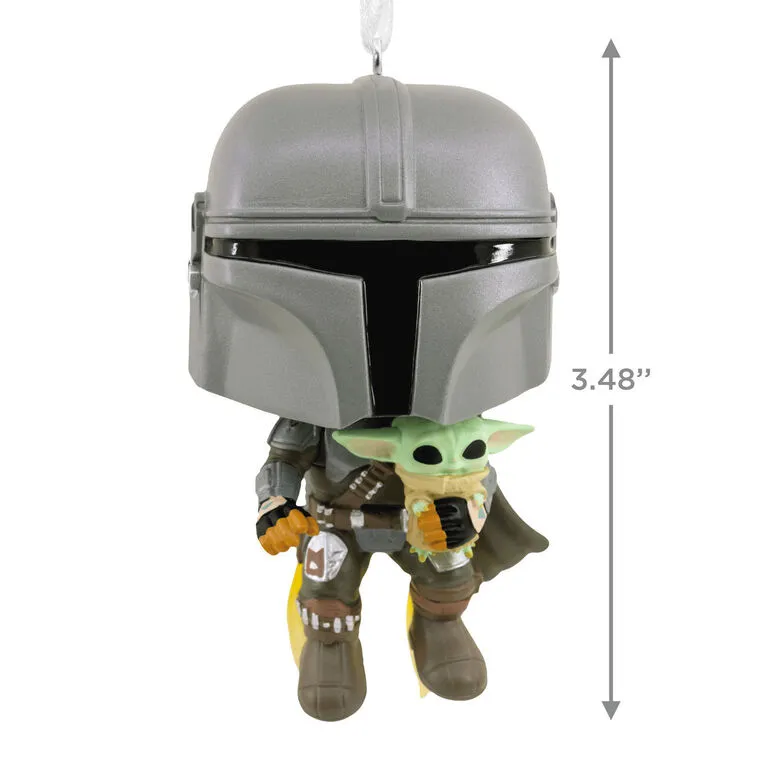 Star Wars The Mandalorian™ With Grogu™ Funko POP!® Hallmark Ornament - Image 3