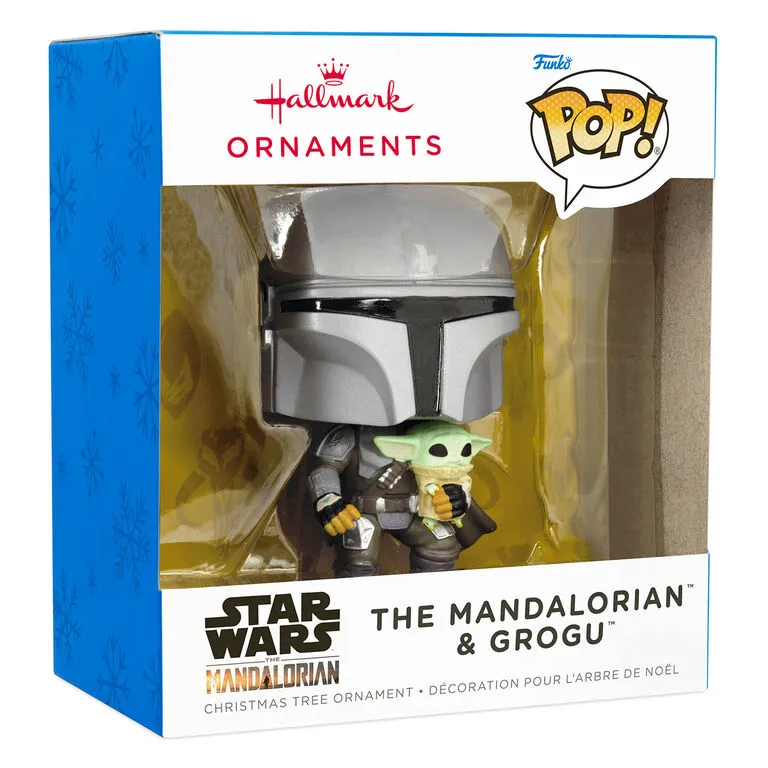 Star Wars The Mandalorian™ With Grogu™ Funko POP!® Hallmark Ornament - Image 4