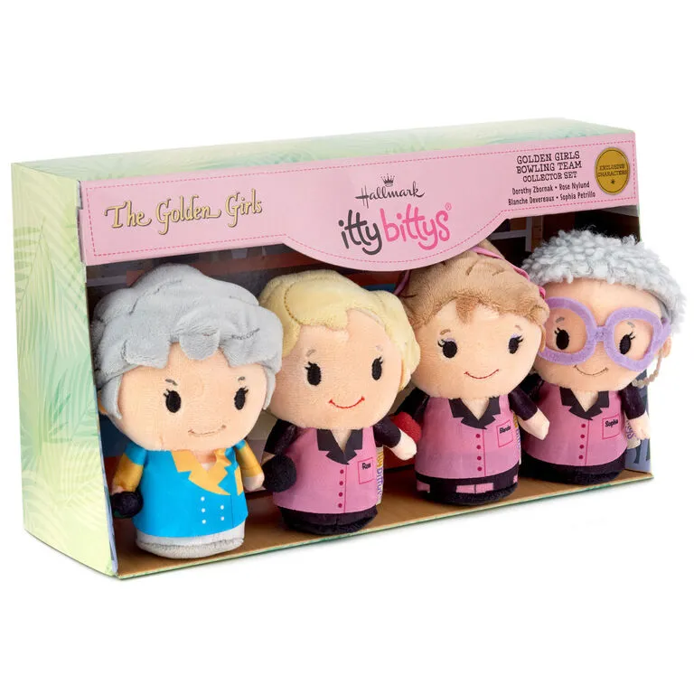 Hallmark Itty Bittys® The Golden Girls Bowling Team Plush Collector Set Of 4 - Image 3