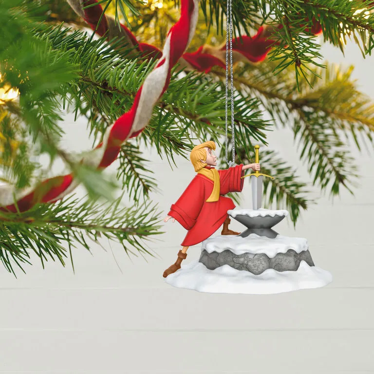 Hallmark Disney The Sword In The Stone 60th Anniversary Becoming King Arthur Ornament - Image 2