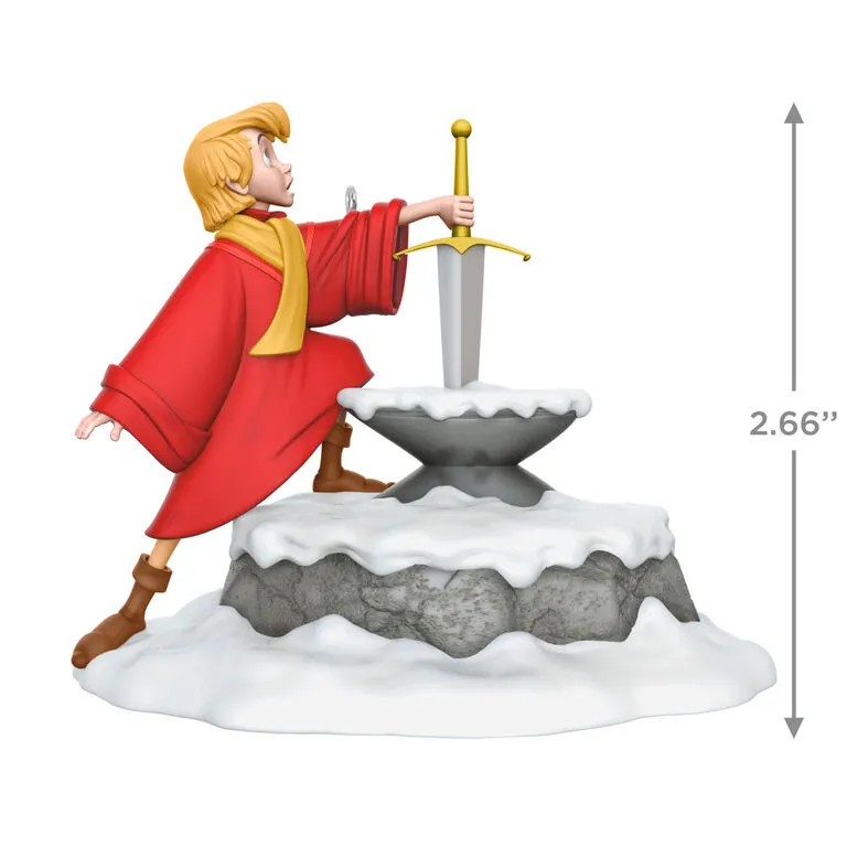 Hallmark Disney The Sword In The Stone 60th Anniversary Becoming King Arthur Ornament - Image 3