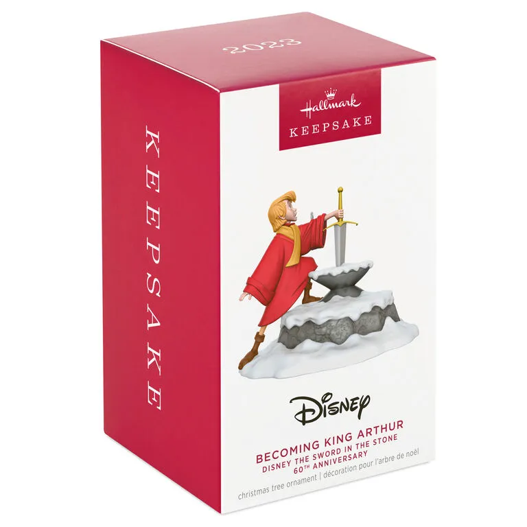 Hallmark Disney The Sword In The Stone 60th Anniversary Becoming King Arthur Ornament - Image 4