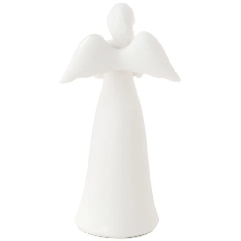 Hallmark Thoughts And Prayers Angel Figurine, 5.5" - Image 2