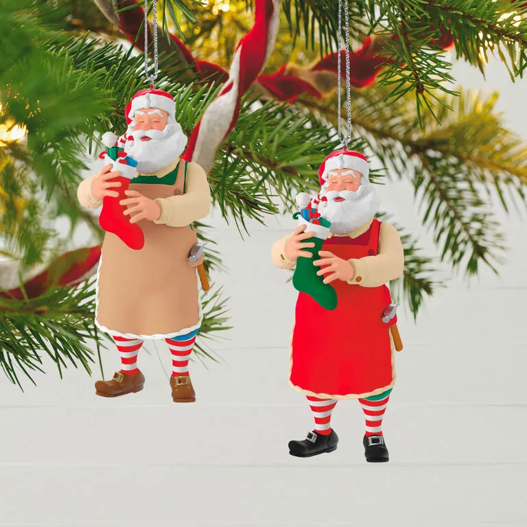 Hallmark Toymaker Santa Surprise Mystery Ornament - Image 3