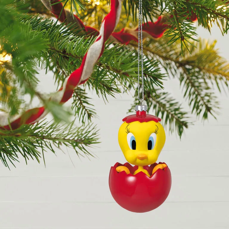 Hallmark Looney Tunes™ Tweety™ Chwistmas Surprise Ornament - Image 2