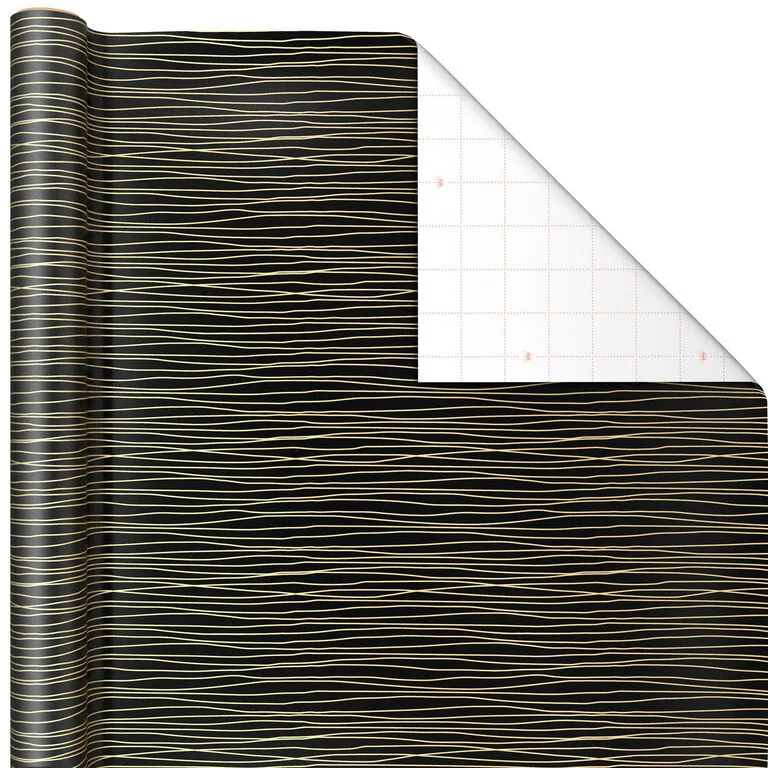 Hallmark Upscale Neutrals 3-Pack Wrapping Paper, 85 Sq. Ft. Total - Image 5