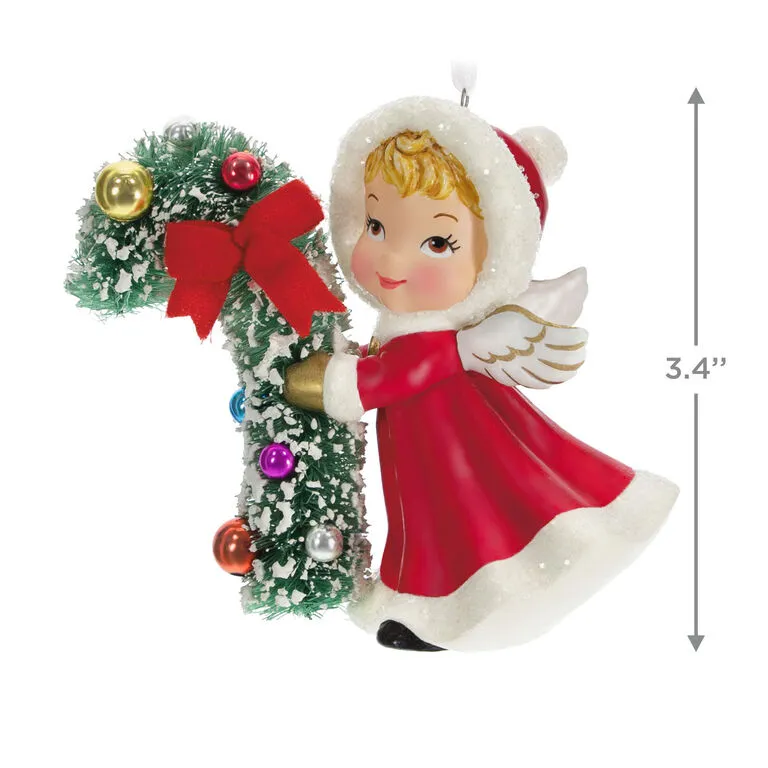 Hallmark Vintage Angel Porcelain Ornament - Image 3