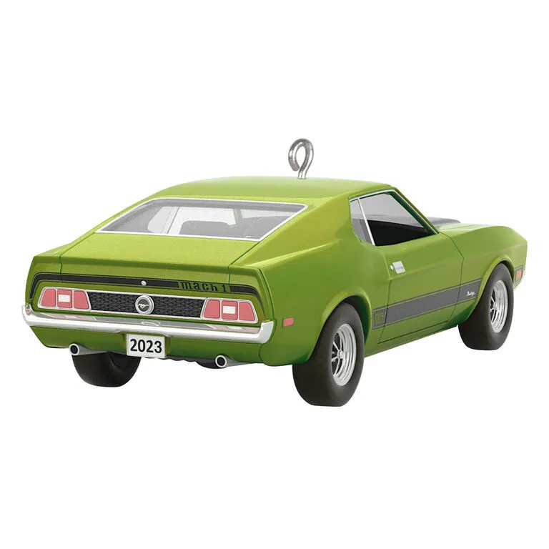 Hallmark Classic American Cars 1973 Ford Mustang Mach 1 2023 Metal Ornament - Image 6