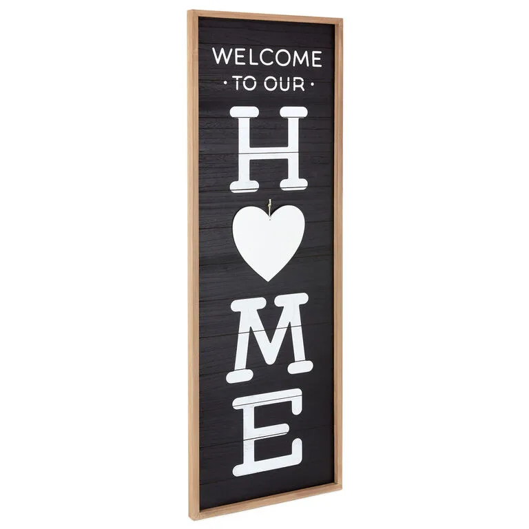 Hallmark Welcome Home Front Porch Sign With Seasonal Decorations, 16.5x47.25 - Image 2