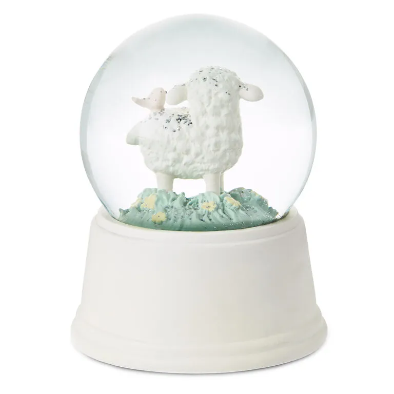 Hallmark Little Lamb Musical Snow Globe - Image 2