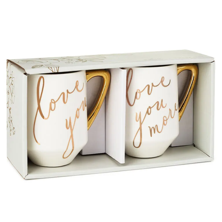 Hallmark Love You And Love You More Mugs, Set Of 2 - Image 3