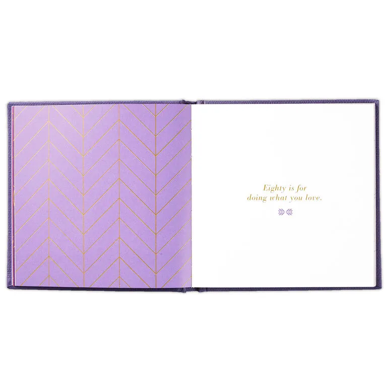 Hallmark Why 80 Is Delightful Book - Image 3