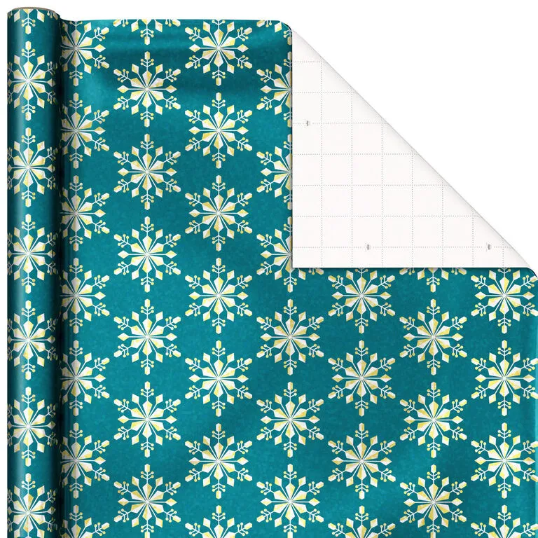 Hallmark Winter Glow 3-Pack Christmas Wrapping Paper Assortment, 80 Sq. Ft. - Image 4