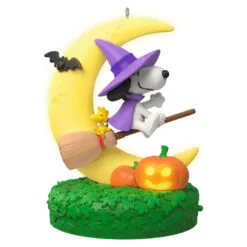 Hallmark The PeanutsĀ® Gang Snoopy's Moonlit Mischief Musical Ornament With Light