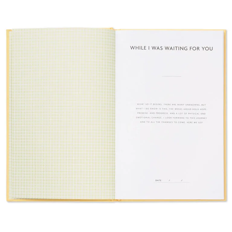 Hallmark While I Was Waiting Prompted Pregnancy Journal - Image 3